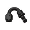 ALLSTAR PERFORMANCE Pushlock Hose End Black 150 Deg Elbow -6 ALL49472