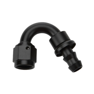 ALLSTAR PERFORMANCE Pushlock Hose End Black 150 Deg Elbow -16 ALL49476