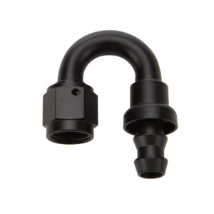 ALLSTAR PERFORMANCE Pushlock Hose End Black 180 Deg Elbow -16 ALL49486