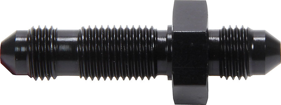 ALLSTAR PERFORMANCE Straight Bulkhead Black -3 ALL50092