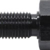 ALLSTAR PERFORMANCE Straight Bulkhead -4 Black 10pk ALL50093-10
