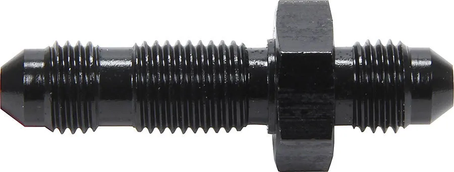 ALLSTAR PERFORMANCE Straight Bulkhead -4 Black 10pk ALL50093-10