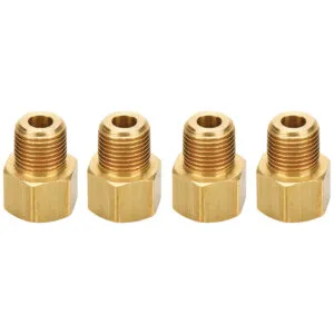 ALLSTAR PERFORMANCE Adapter Fittings 1/8 NPT to 1/4 Line 4pk ALL50121