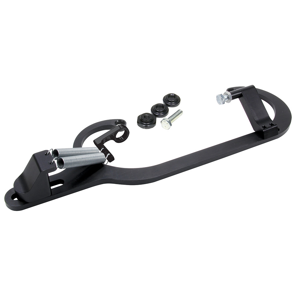 ALLSTAR PERFORMANCE Throttle Return Spring Bracket with Stop Black ALL54185