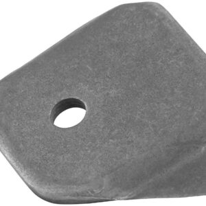 ALLSTAR PERFORMANCE Gusset Tabs 4pk Round Tube 1/4in Hole ALL60014