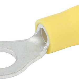 ALLSTAR PERFORMANCE Ring Terminal 1/4in Hole Insulated 12-10 20pk ALL76054