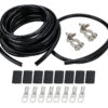 ALLSTAR PERFORMANCE Battery Cable Kit 4 Ga. 1 Battery All Black ALL76115