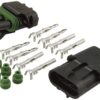 ALLSTAR PERFORMANCE 3-Wire Weather Pack Connector Kit ALL76267
