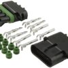 ALLSTAR PERFORMANCE 4-Wire Weather Pack Connector Kit Flat ALL76268