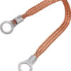ALLSTAR PERFORMANCE Copper Ground Strap 12in w/ 1/4in Ring Terminals ALL76328-12