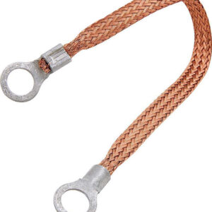 ALLSTAR PERFORMANCE Copper Ground Strap 6in w/ 1/4in Ring Terminals ALL76328-6