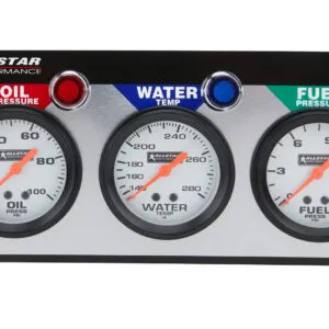 ALLSTAR PERFORMANCE 3 Gauge Panel ALL OP/WT/FP ALL80092