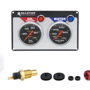 ALLSTAR PERFORMANCE 2 Gauge Panel A/M OP/WT Liquid Filled ALL80120