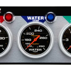 ALLSTAR PERFORMANCE 3 Gauge Panel A/M OP/WT/FP Liquid Filled ALL80123