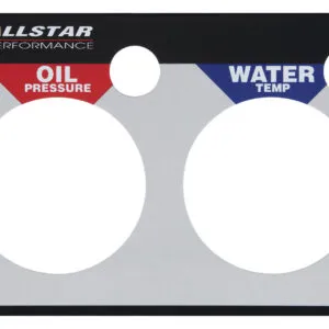 ALLSTAR PERFORMANCE Repl 2 Gauge Panel OP/WT ALL80125