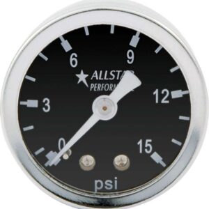 ALLSTAR PERFORMANCE 1.5in Gauge 0-15 PSI Dry Type ALL80210