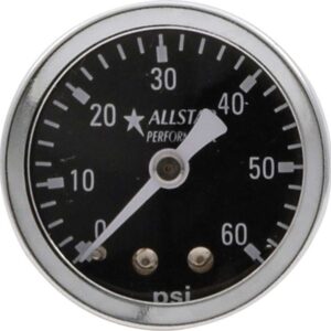 ALLSTAR PERFORMANCE 1.5in Gauge 0-60 PSI Dry Type ALL80214