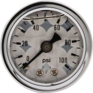 ALLSTAR PERFORMANCE 1.5in Gauge 0-100 PSI Turned Face Discontinued ALL80226