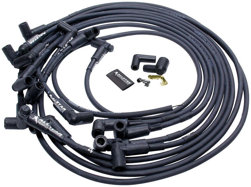 ALLSTAR PERFORMANCE Spark Plug Race Wire Set Under Header w/o Sleeve ALL81365