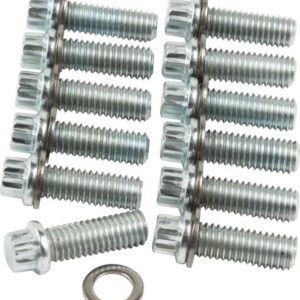 ALLSTAR PERFORMANCE Intake Bolt Kit SBC 12PT 12pk ALL87010