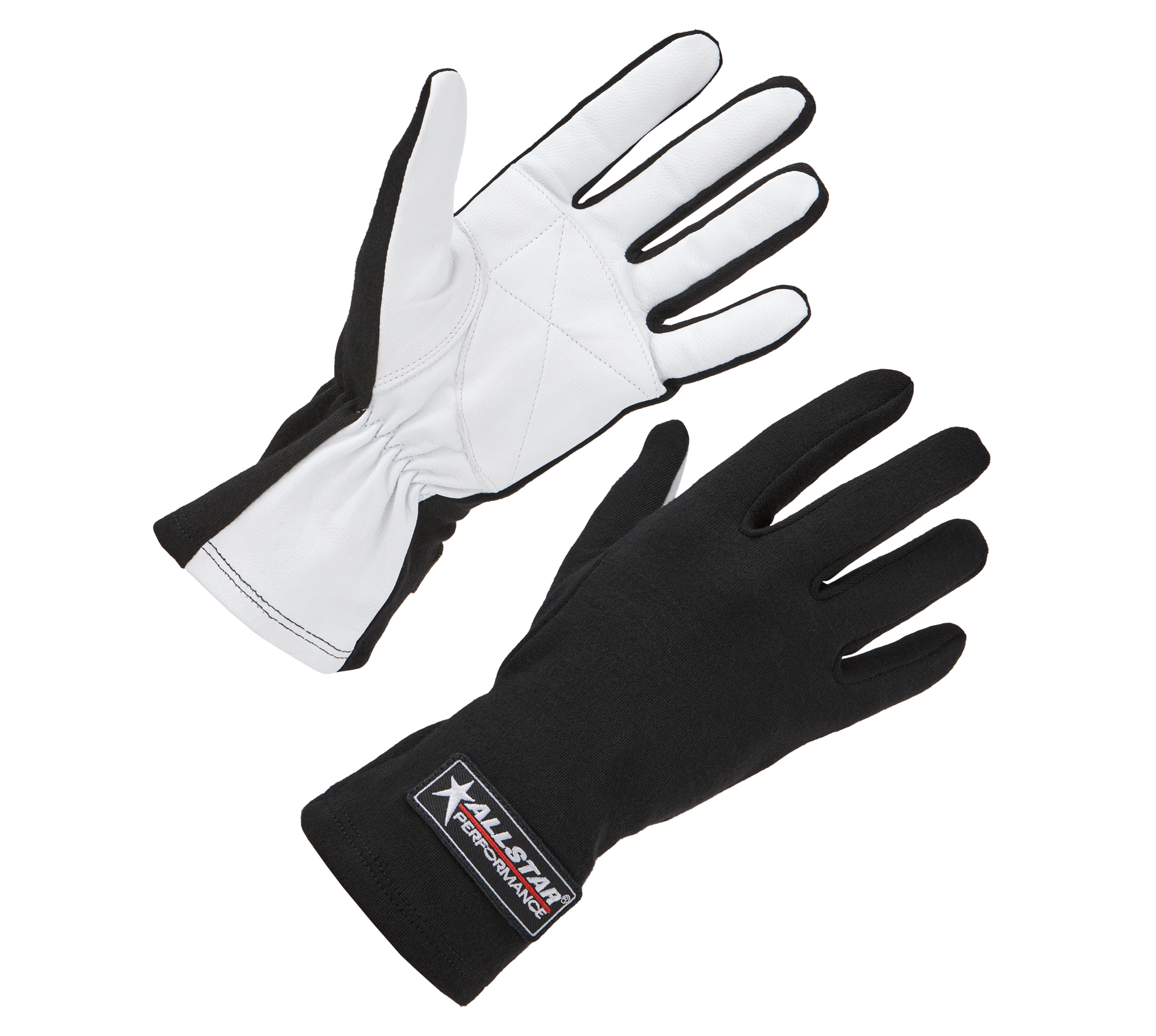 ALLSTAR PERFORMANCE Driving Gloves Non-SFI S/L Black Small ALL910011