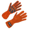 ALLSTAR PERFORMANCE Driving Gloves Non-SFI Outseam S/L LG Orange ALL913044
