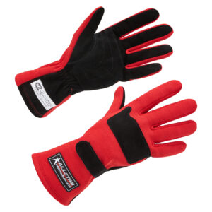 ALLSTAR PERFORMANCE Driving Gloves SFI 3.3/5 D/L Red Large ALL915074