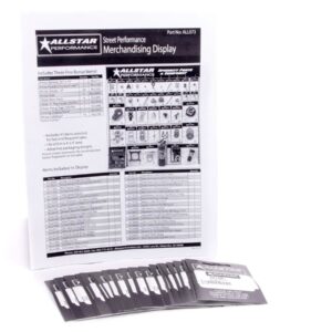 ALLSTAR PERFORMANCE Merchandising Display Components for ALL073 ALL99156