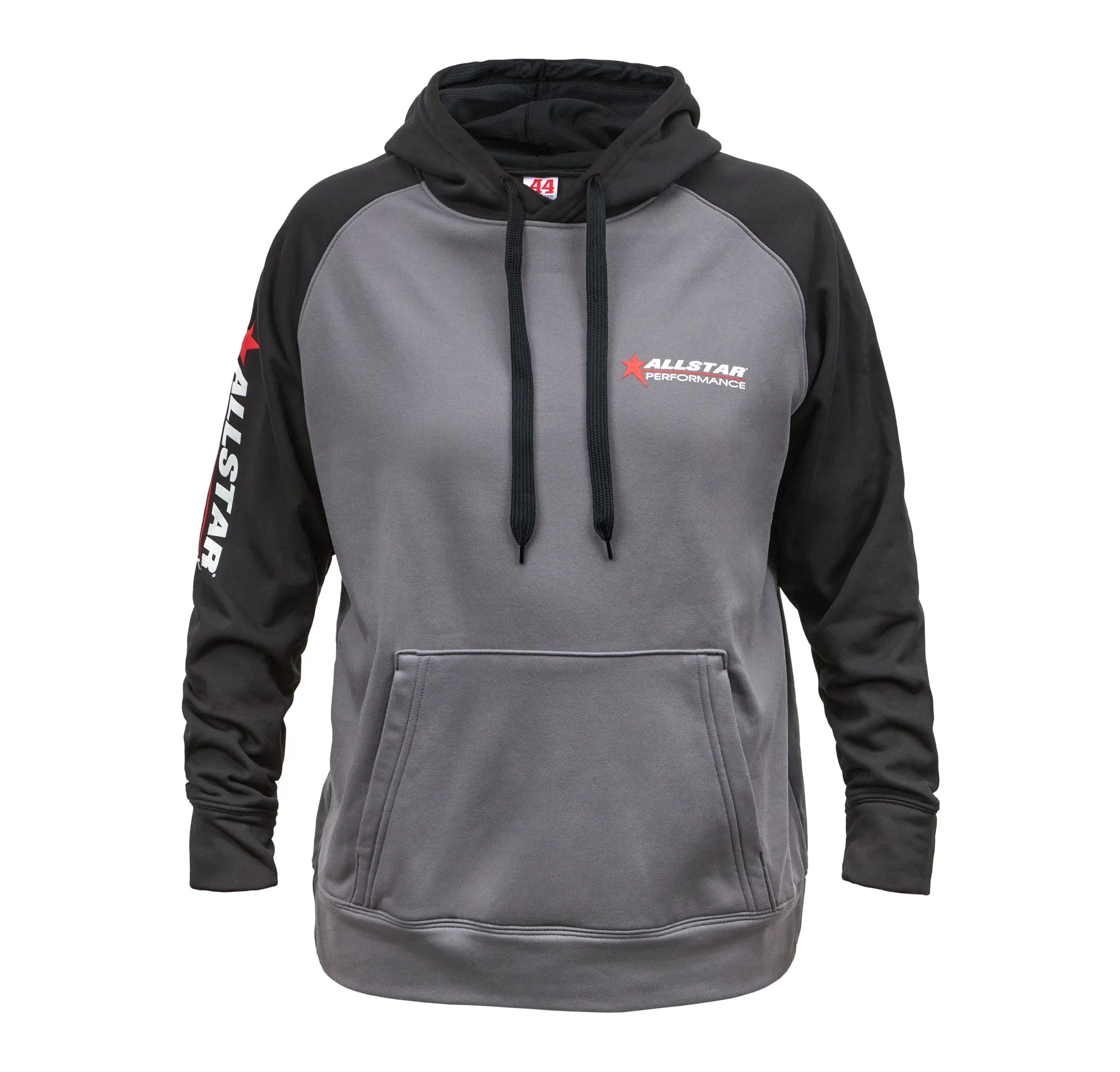 ALLSTAR PERFORMANCE Allstar Hooded Sweatshirt Lg Silver/Blk ALL99916L