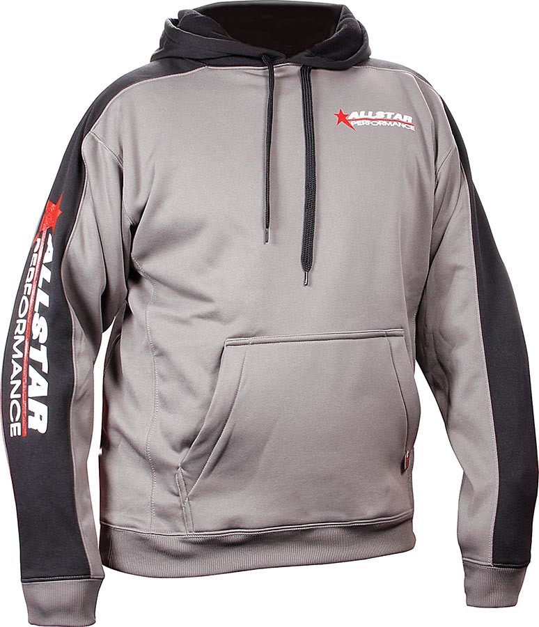 ALLSTAR PERFORMANCE Allstar Hooded Sweatshirt Med Silver/Bl ALL99916M