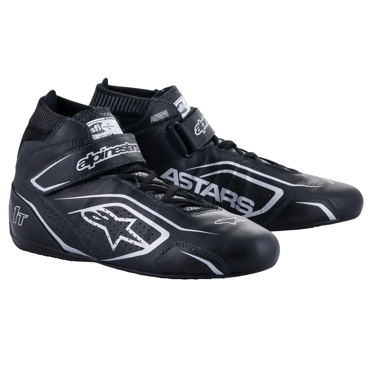 ALPINESTARS USA Shoe Tech-1T V3 Black / Silver Size 13 2710122-119-13