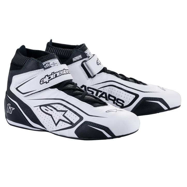 Alpinestars レーシングシューズ ブラック ホワイト ALPINESTARS USA Shoe Tech-1T V3 White / Black Size 7.5 2710122-21-7.5
