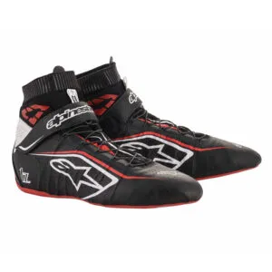 ALPINESTARS USA Tech 1-Z Shoe Size 9 Black / Red 2715120-123-9