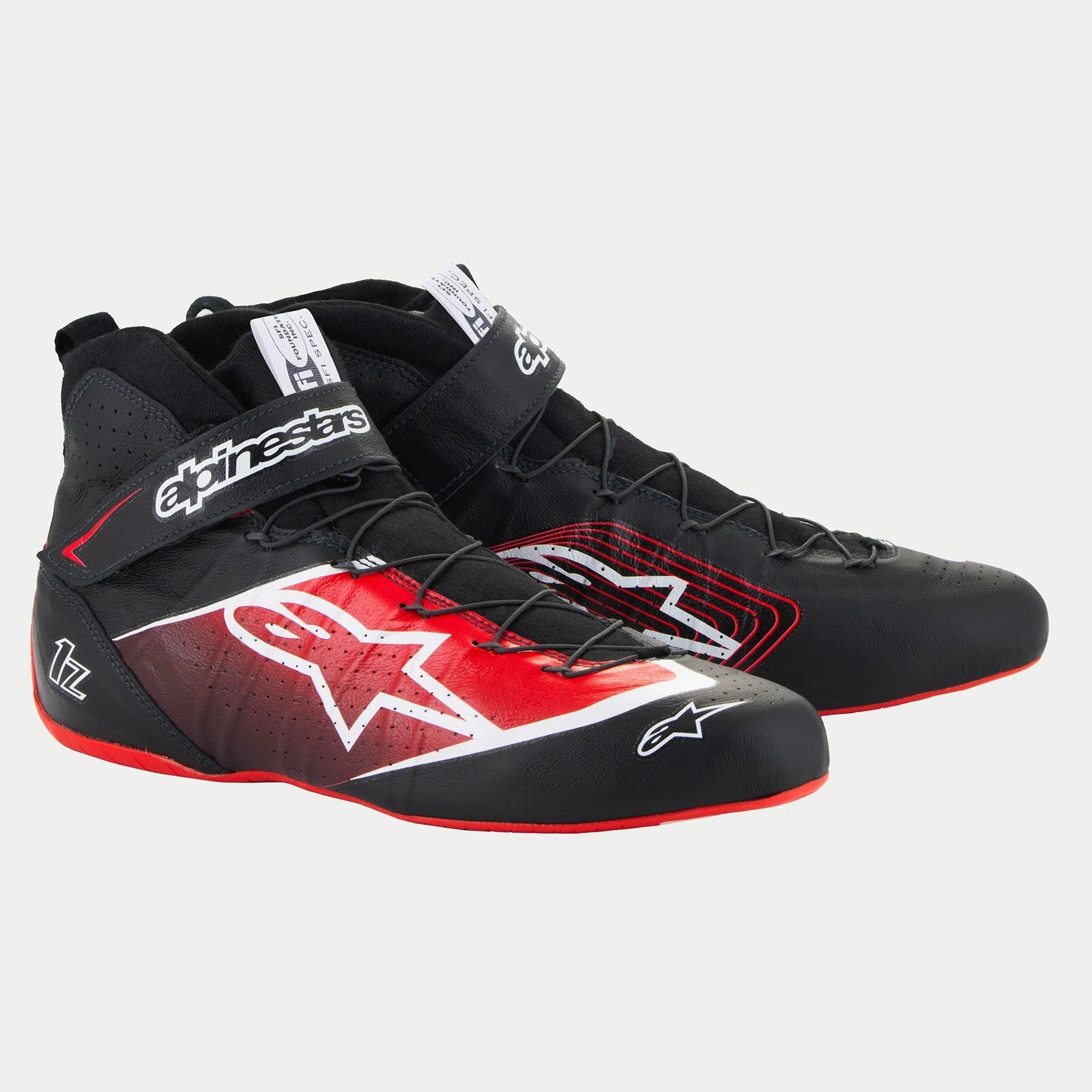 ALPINESTARS USA Shoe Tech-1Z V3 Black / Red Size 11 2715524-13-11