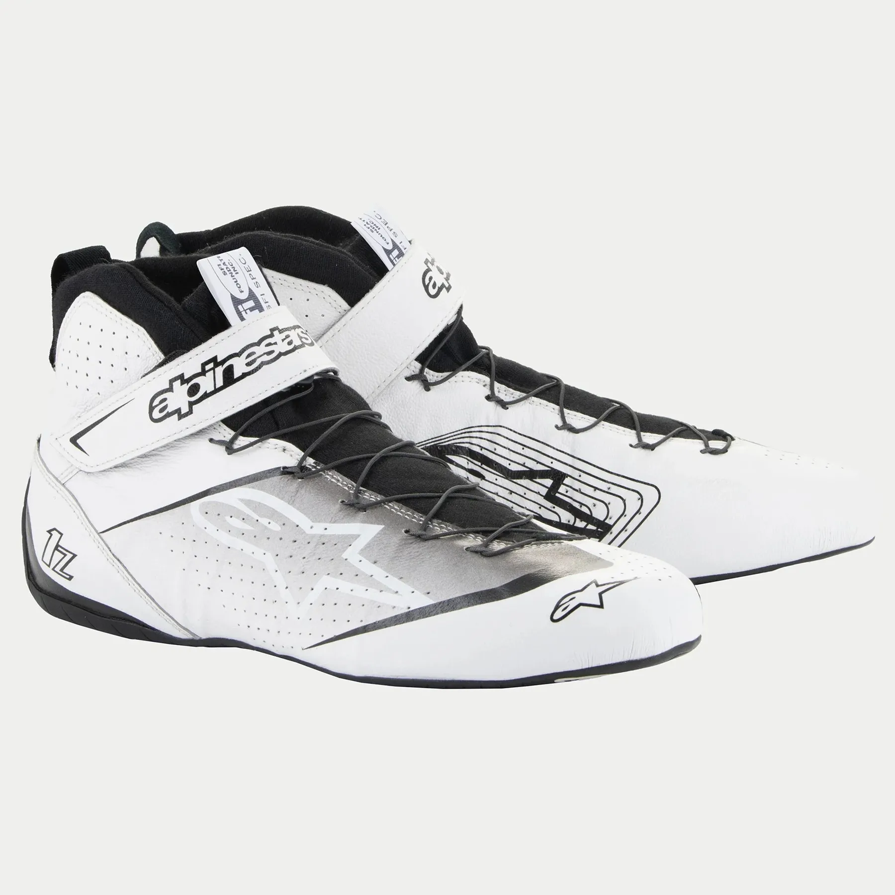 ALPINESTARS USA Shoe Tech-1Z V3 White Black Size 11 2715524-21-11