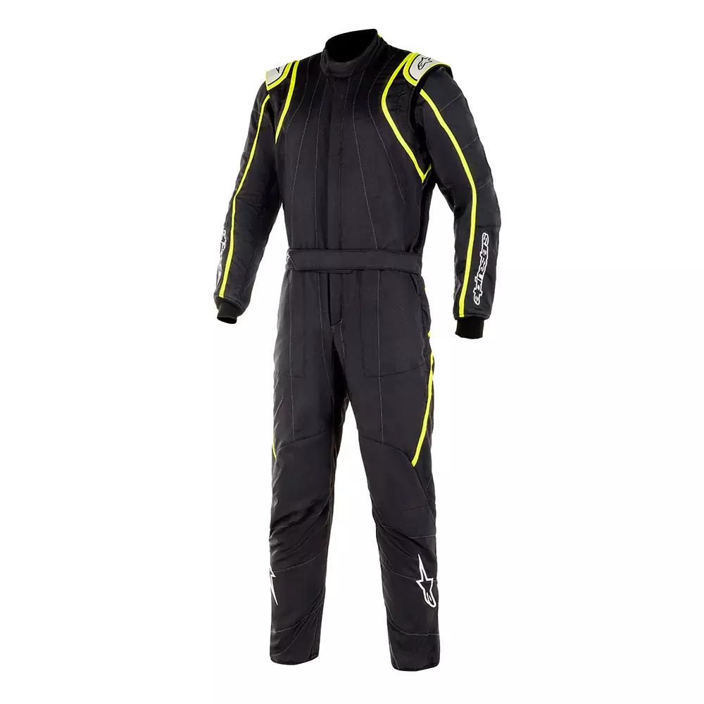 ALPINESTARS USA Suit GP Race V2 Black / Yellow Medium 3355121-155-52