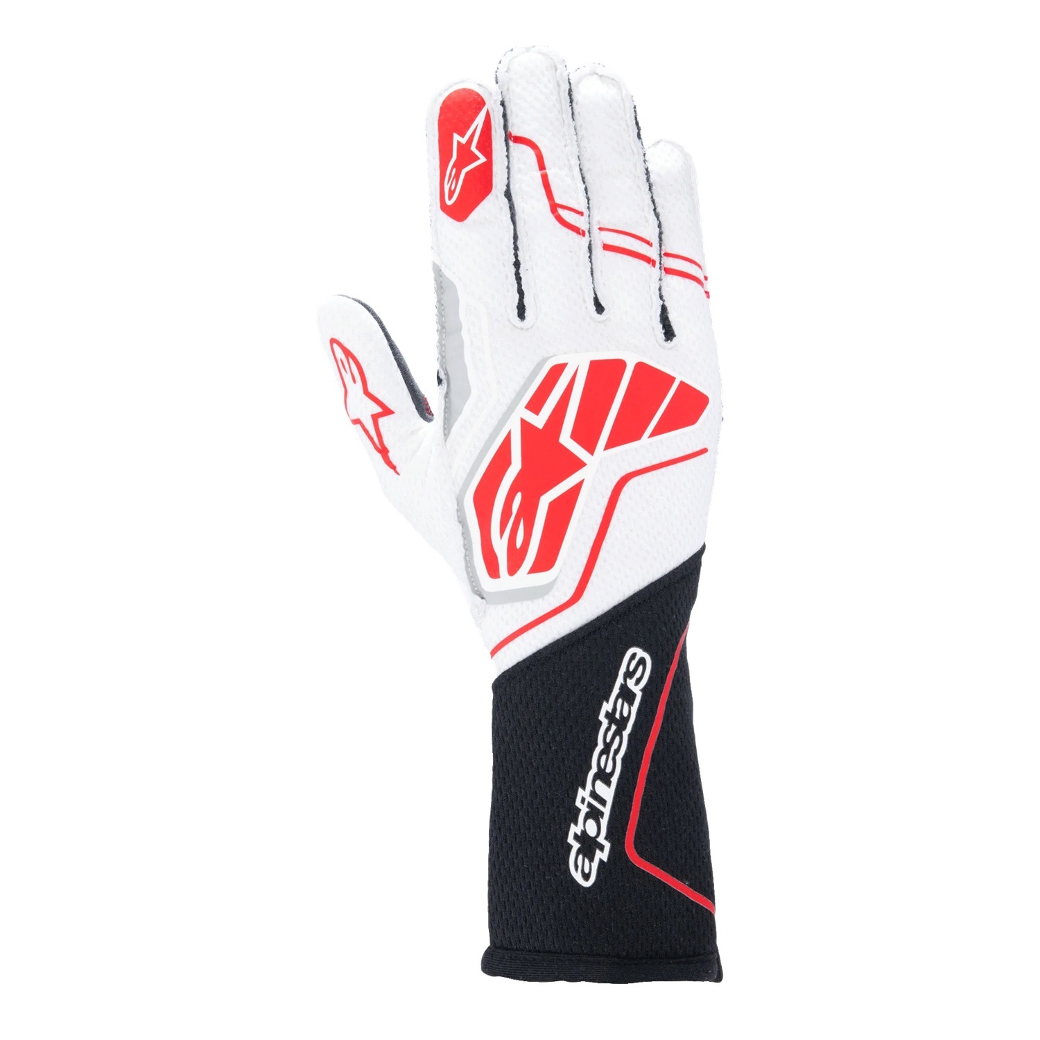ALPINESTARS USA Glove Tech-1 ZX V4 Blk / Wht / Red Medium 3550224