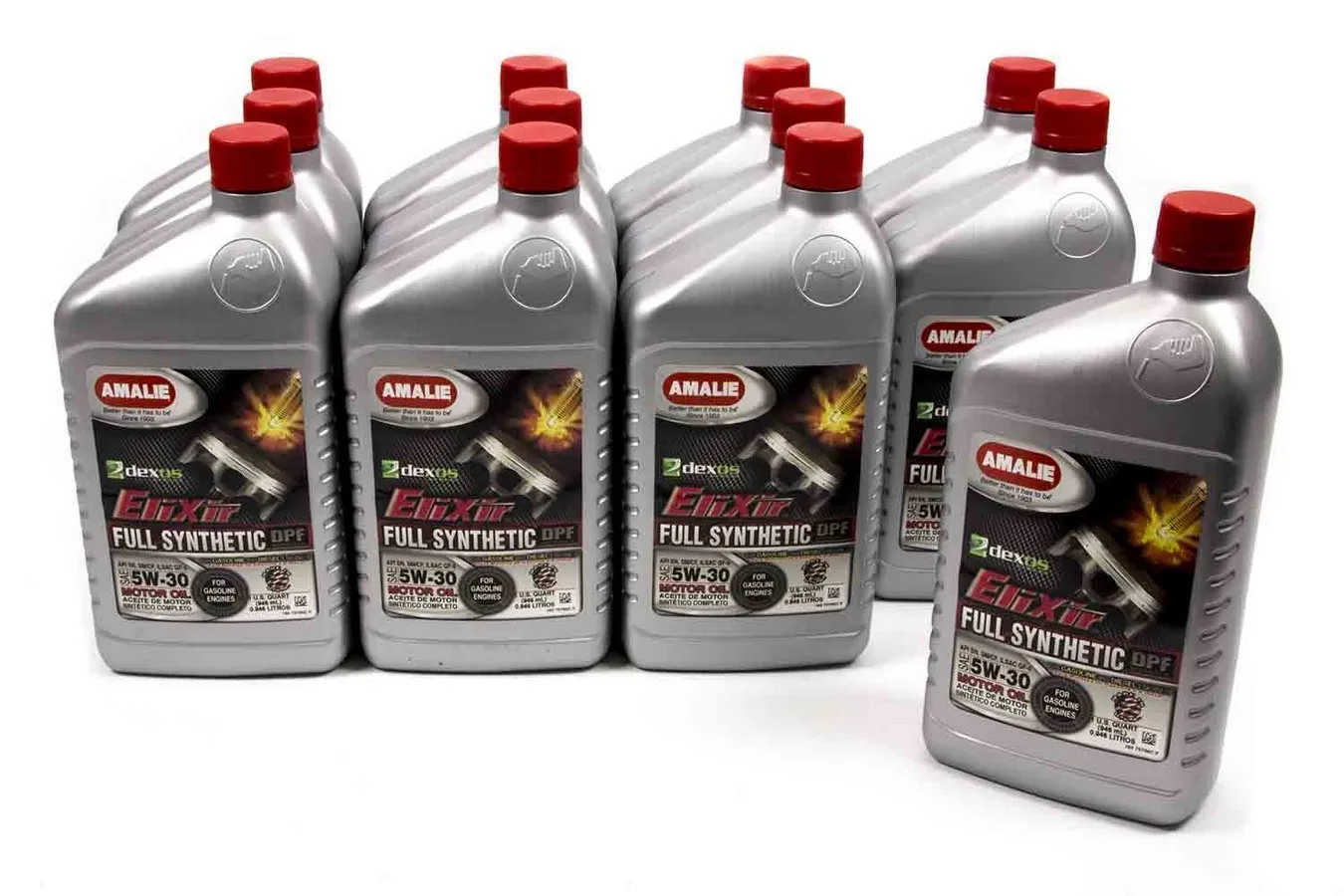 AMALIE Elixir Full Synthetic 5w30 Oil Case 12x1Qt 160-75766-56