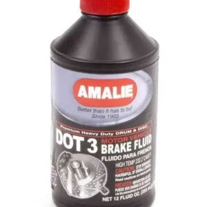 AMALIE Dot 3 Brake Fluid 12 Oz AMA65031-92