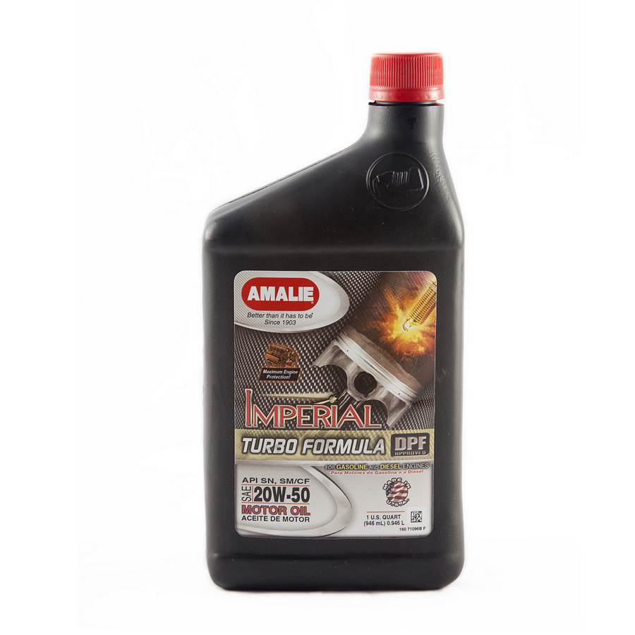 AMALIE Imperial Turbo 20w50 Oil 1 Quart AMA71096-56