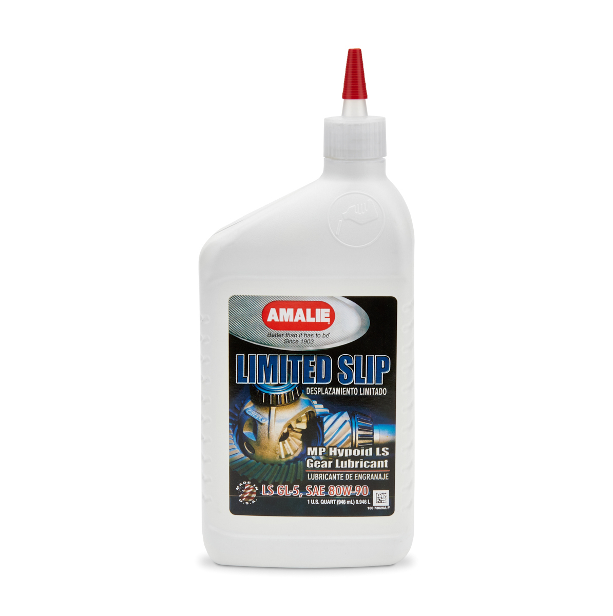 AMALIE Limited Slip MP GL-5 80w 90 Gear Oil 1Qt AMA73026-56