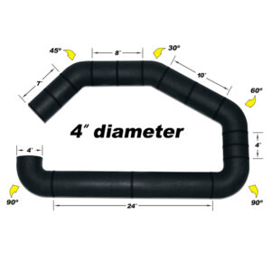 AIRAID INTAKE SYSTEMS Universal Tube AIR-100-400