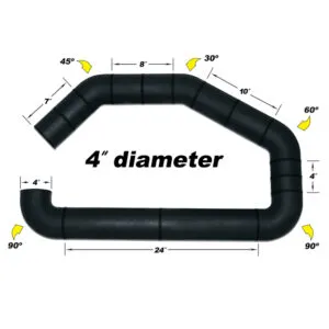 AIRAID INTAKE SYSTEMS Universal Tube AIR-100-400