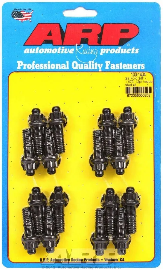 ARP Header Stud Kit - 12pt. 3/8 x 1.670 OAL (16) 100-1404