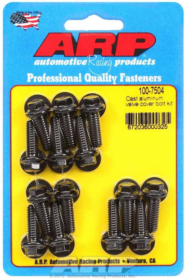 ARP Valve Cover Bolt Kit - 1/4-20 6pt. (14) 100-7504