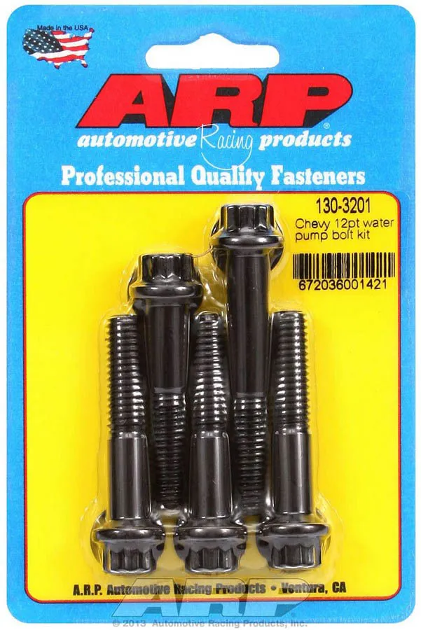 ARP Chevy Water Pump Bolt Kit - 12pt. 130-3201