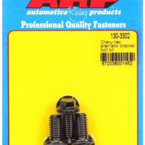 ARP GM Alternator Bracket Bolt Kit - 6pt. 130-3302