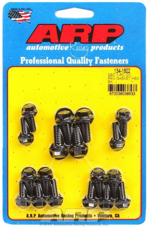 ARP SBC Oil Pan Bolt Kit - 6pt. 134-1802