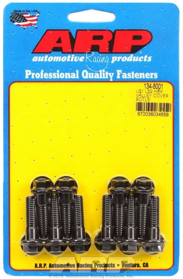 ARP Valley Cover Bolt Kit 6pt. LS1/LS2 134-8001