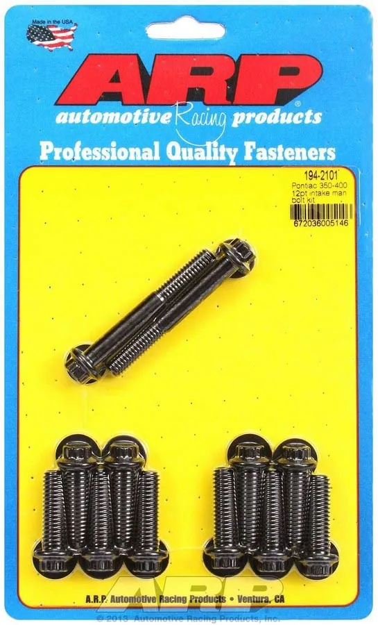 ARP Pontiac Intake Bolt Kit 12pt. 194-2101